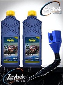 Resim 2 Adet N-tech Pro R+ Tam Sentetik 4 Zamanlı 5w40 Motosiklet Yağı 