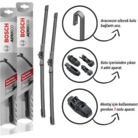 Resim Volkswagen Jetta 2018 Silecek Takımı Bosch Aeroeco 