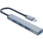 Resim AH-13-GY-BP Type-C To USB 3.0 4 Portlu Gri Çoklayıcı Hub Orico