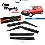 Resim Fiat Uno Cam Rüzgarlık Mugen Tip Sunplex 