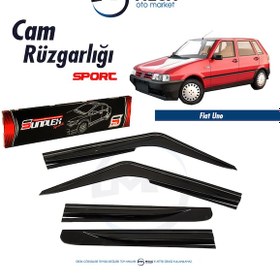 Resim Fiat Uno Cam Rüzgarlık Mugen Tip Sunplex 