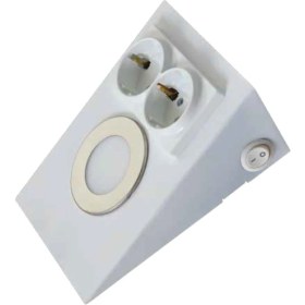 Resim Ack AH11-00230 Ledli Prizli Tezgah Altı Armatür Beyaz Kasa 6500K Beyaz 