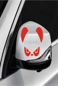 Resim Sticker World Panda Ayna Sticker 