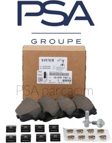 Resim PSA Peugeot 5008 2018-2021 1.6 THP Arka Fren Balata Takımı Orijinal 1647874380 