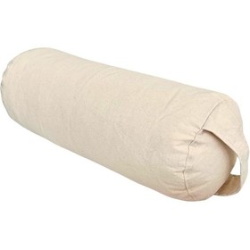 Resim Rebuwo Silindir Yoga Minderi Meditasyon Minderi Bolster Açık Bej 