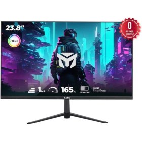 Resim Cube 23.8 Cube PF-24V165F Va 1ms 165HZ HDMI Dp Fhd 1920X1080 Freesync Vesa Rgb Sıyah Gamıng 