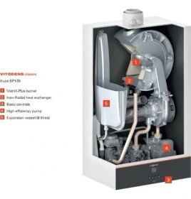 Resim Viessmann Vitodens Classic 25 kW Yoğuşmalı Kombi (Baca Dahil) 