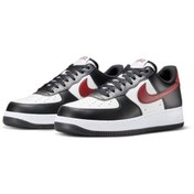 Resim Nike Air Force 1 '07 Erkek Siyah/Beyaz Renk Sneaker Ayakkabı 