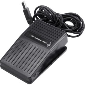 Resim USB Ayak Pedalı Anahtarı USB Aksiyon Anahtarı Kontrol Anahtarı Fonksiyonları Fare Pc Oyunu 