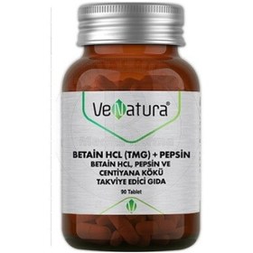 Resim Venatura Betain Hcl Pepsin Ve Centiyana Kökü 90 Tablet 