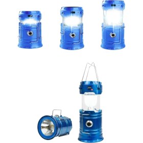 Resim Zero Land Resveq Solar Şarjlı Kamp Lambası Güneş Enerjili Kızaklı Kamp Feneri Çadır Feneri LED Işıldak 