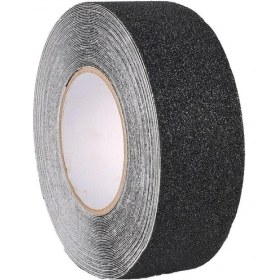 Resim Three Star Siyah Kaydırmaz Bant Merdiven Bandı 25 mm x 15 mt 