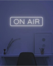 Resim On Aır Yazılı Neon Tabela Beyaz 