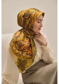 Resim Silk Home Twill İpek Eşarp 11512-21 Haki 