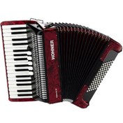 Resim Hohner A16632 Bravo III 72 Bass Chromatic Akordiyon (Kırmızı) 