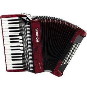 Resim Hohner A16632 Bravo III 72 Bass Chromatic Akordiyon (Kırmızı) 