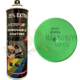 Resim Motip Soyulabilir Sıvı Kauçuk Plastidip Plastik Sprey Boya Yeşil 500 ml - 04305 