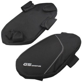 Resim Suntek Bmw R1250Gs Adventure Için Çerçeve Crash Bar Seyahat Çantası Dayanıklı Siyah 2 Adet 