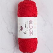 Resim La Mia Baby Cotton Kırmızı El Örgü İpi - L033 - 33634 