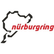 Resim B-10cm-klasik Tasarımaraba Çıkartmaları Yarış Pisti Nurburgring Etiket Araba Deca Arabasu Geçirmez Oto Güneş Kremi 