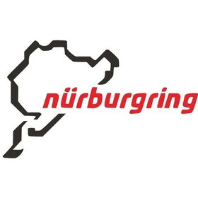 Resim B-10cm-klasik Tasarımaraba Çıkartmaları Yarış Pisti Nurburgring Etiket Araba Deca Arabasu Geçirmez Oto Güneş Kremi 