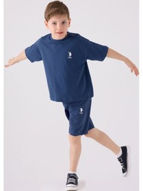 Resim U.S. Polo Assn. U.s. Polo Assn Erkek Çocuk Lacivert Bermuda Takım Lacivert 