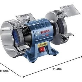 Resim Misda Store Professional Gbg 60-20 Taş Motoru (600 W, Disk Çapı: 200 Mm, 3.600 Dev/dak) 