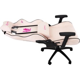 Resim / Rio Balerion Love Serisi Terletmez Kadife Kumaş Pembe Gaming Oyuncu Koltuğu / 120 kg Taşır 