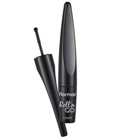 Resim Flormar Disk Uçlu Eyeliner - Roll'n Go Liner Black 8690604545230 