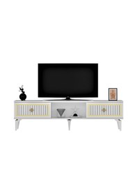 Resim 150 CM NİL TV SEHPASI (ALT MODÜL) BEYAZ-ALTIN 
