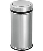 Resim 12 Lt Pratik Kapaklı Çöp Kovası Paslanmaz 1 Adet Metalik 