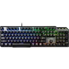 Resim MSI GG VIGOR GK50 ELITE BW TR GAMING KLAVYE GERCEK MEKANIK KAILH BOX WHITE SWITCH PER KEY RGB FIRCALANMIS METAL TUS YUZEYI TURKCE Q 