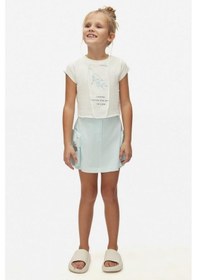 Resim Kız Çocuk Little Etek 58507 Mavi 