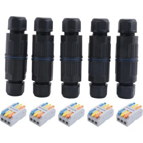 Resim Journeyman1 Adet IP68 Su Geçirmez Bağlantı Kutusu, 3,5-10 mm Tel Aralığı Için Dış Mekan Elektrik Kablosu Konnektörü (Ac 250 V, 16 A) 4 Pin (Yurt Dışından) 