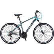 Resim Kron Tx75 21 Vites 20 Kadro H.disc (MAT FÜME-GRİ TURKUAZ) 