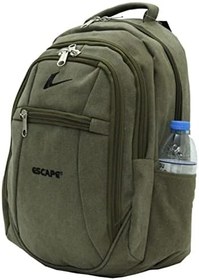 Resim Escape Kanvas Sırt Çantası Laptop Bölmeli Spor Kumaş Çanta Günlük Kullanım 307 Haki 