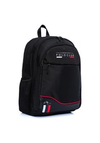 Resim Cambridge Polo Club Unisex Şık Çok Gözlü Günlük Sırt Çantası - Okul Çantası Siyah-1479 Siyah 