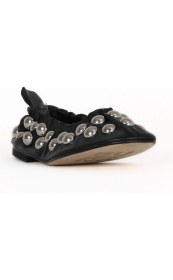 Resim Bueno Shoes Siyah Deri Kadın Düz Babet 30WA24223 30WA24223 