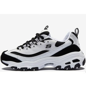 Resim Skechers D'Lites - March Forward Kadın Beyaz Sneakers 13148 Wbk Beyaz 