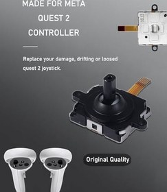 Resim Oculus Quest 2 Kumandası için 4 Adet Joystick Değiştirme, Joystick Analog Parmak Çubuğu Onarım Kiti Oculus Quest 2 Aksesuarları için 