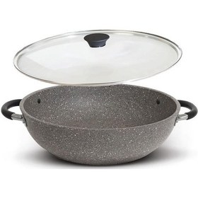 Resim Flonal Monalite İndüksiyonlu Karnıyarık Pilav Tenceresi 32 cm 