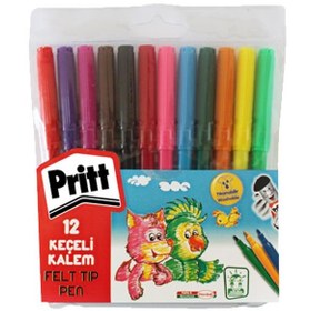 Resim Pritt Keçeli Boya Kalemi 12 Renk 1687976 