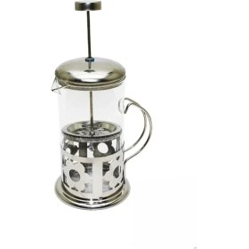 Resim K-Yonlineticaret Çelik Kulplu Cam French Press - 350 ml 