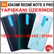 Resim Xiaomi Redmi Note 8 Pro Arka Pil Kapak Cam Batarya Kapağı 