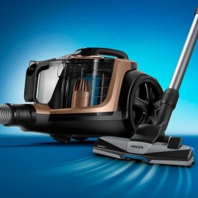 Resim Philips 5 Yıl Motor Garantili Philips Marathon Daily Torbasız Elektrikli Süpürge Süper Turbo Fırçalı 