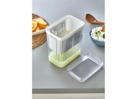 Resim 2200ML Yoğurt Süzme Aparatı Evde Süzme Aparatı Peynir Yapmak Artık Kolay 