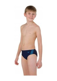 Resim Speedo Endurance 10 Boom Erkek Çocuk Slip Yüzücü Mayosu Siyah 