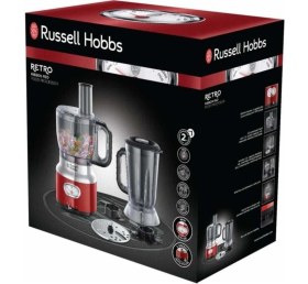 Resim Allians Retro Kırmızı Mutfak Robotu, Şık ve Fonksiyonel Tasarım 