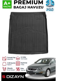 Resim S-dizayn Vw Passat B6 3d Pro Bagaj Havuzu 2005-2010 A+ Kalite 