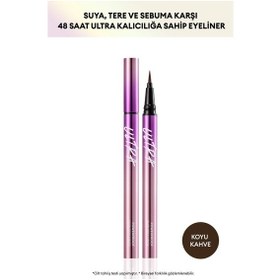 Resim Missha Su Ter Ve Yağa Dayanıklı 48 Saate Kadar Kalıcı Ultra Powerproof Thin Pen Liner Dark Brown 